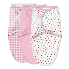 SwaddleMe Original Swaddle – Size Small/Medium, 0-3 Months, 3-Pack (Ladybug Picnic) Easy To Use Newborn Swaddle Wrap Keeps Baby Cozy And Secure And Helps Prevent Startle Reflex