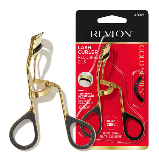 Revlon Gold Series Eyelash Curler, Titanium Coated for Maximum Durability