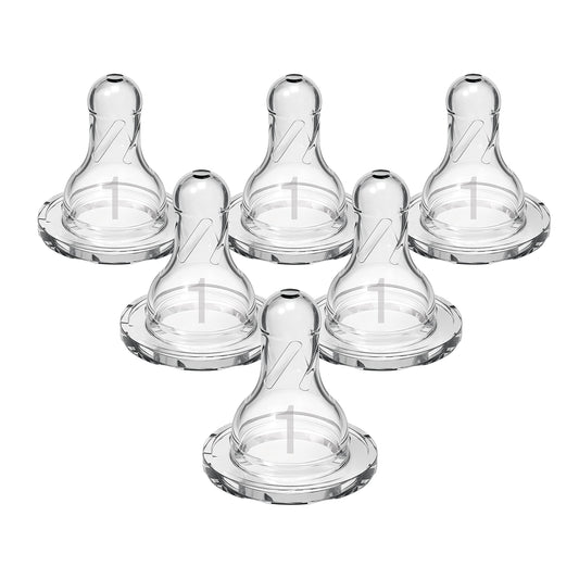 Dr. Brown's Original Nipple, Level 1 (0m+), 6 Count
