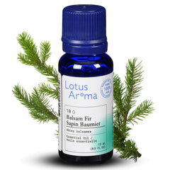 Lotus Aroma Premium Grade Balsam Fir Essential Oil, 100% Pure & Undiluted, Relaxing Scent, Natural Essential Oil For Humidifier, Aromatherapy Oil, Fragrance Oil - Huile Essentielle 0.5oz (15ml)