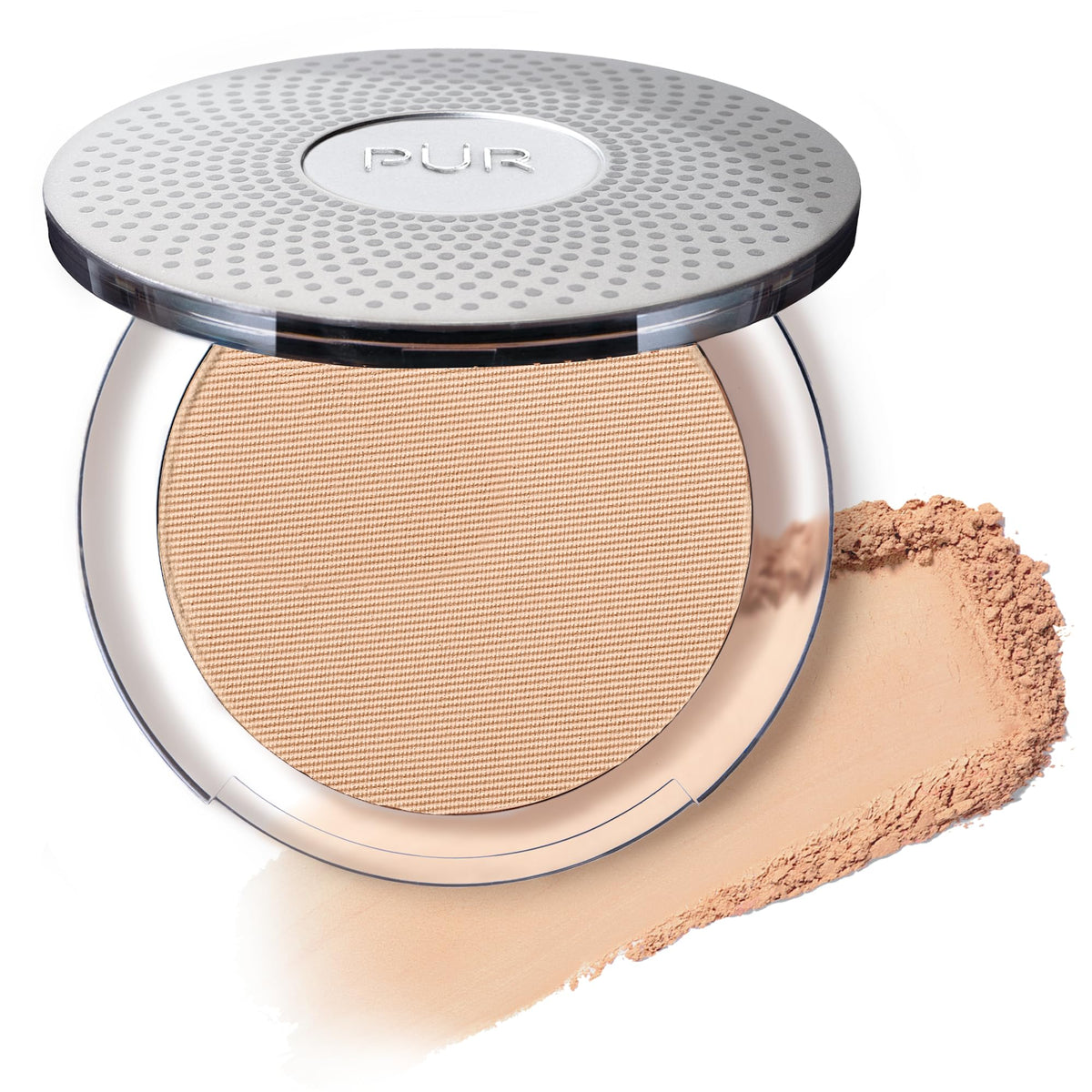 PÜR 4-in-1 Pressed Mineral Makeup with Skincare Ingredients in Linen, 0.8 Pound