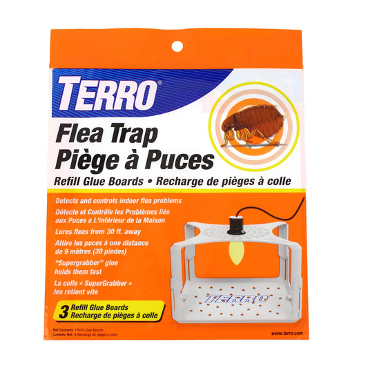 TERRO Flea Trap Refill Pack of Glue Cards for T230 Indoor Flea Trap - 3 Count (Pack of 1) - T231