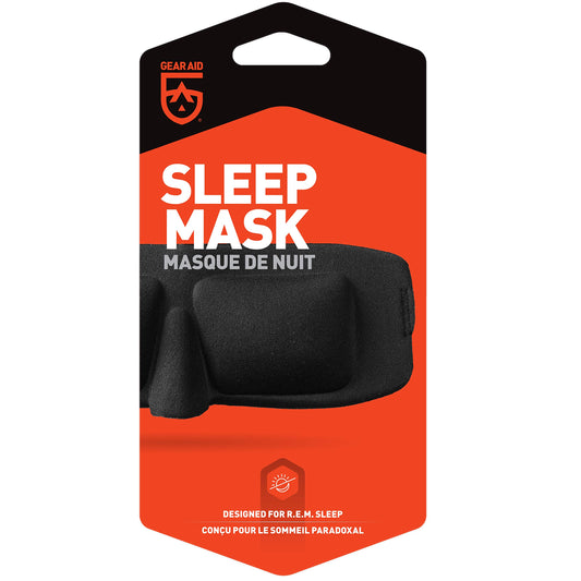 GEAR AID Tactical Z Mask Sleep System Shield for Deep REM Sleep for Travel and Outdoor, Black