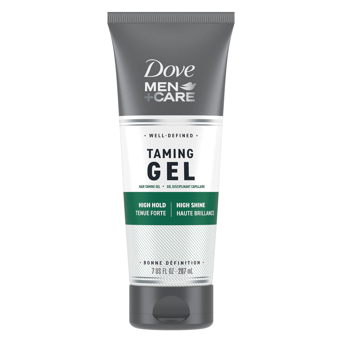 Dove Men + Care Well-Defined Alcohol-Free Taming Hair Gel for men with high hold and high shine 207 ml