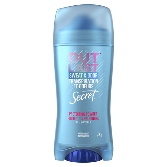 Secret Outlast Invisible Solid Antiperspirant Deodorant for Women, Protecting Powder, 73 g