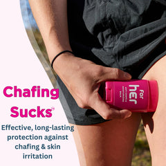 Body Glide For Her Moisturizing Anti Chafe Balm Stick (for Canadian Sale Only), 42g, Magenta