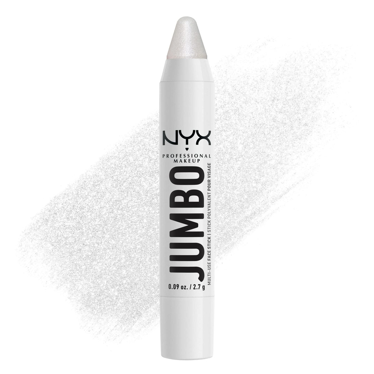 NYX PROFESSIONAL MAKEUP, Jumbo Multi-Use Face Stick, Highlighter, Pearl Finish, Vegan Formula - Vanilla Cream