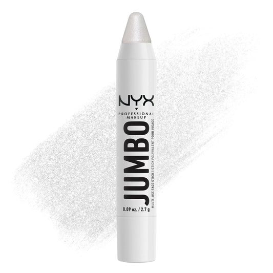 NYX PROFESSIONAL MAKEUP, Jumbo Multi-Use Face Stick, Highlighter, Pearl Finish, Vegan Formula - Vanilla Cream