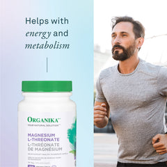 Organika Magnesium L-Threonate- High Absorption to Boost Magnesium Levels- 90vcaps