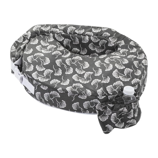 My Brest Friend Original Nursing Pillow – Comfortable Breastfeeding Support Feeding Pillow with Firm Flat Cushion, Wrap-Around Fit, Adjustable Strap & Soft Slipcover – Grey Flowing Fans