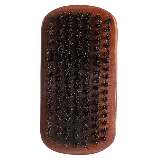 Diane medium firmness reinforced boar bristle, curved military style wave mens hair brush, d8175