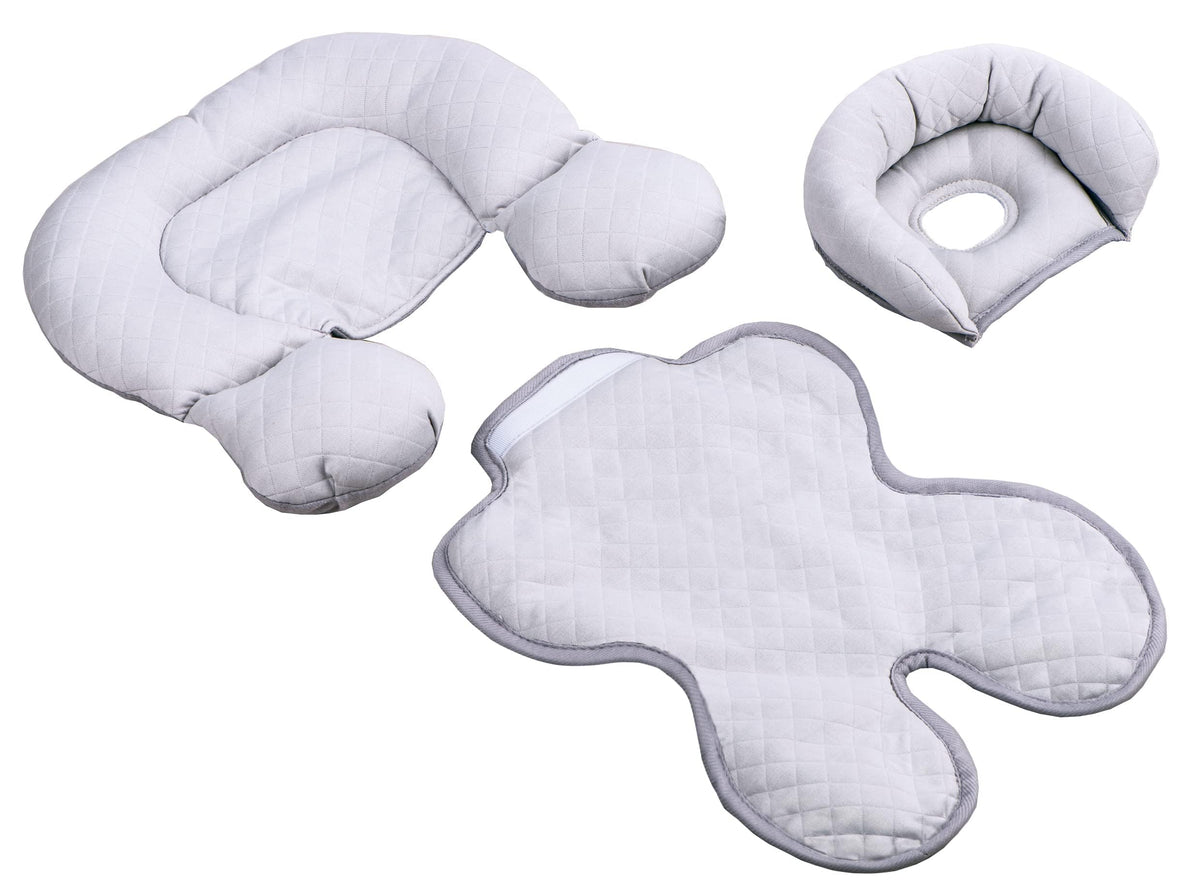 Jolly Jumper 3-in-1 Baby Hugger - Infant Car Seat & Stroller Insert - 2-Piece Removable Head Support Pillow & Cushion for Travel & Daily Use