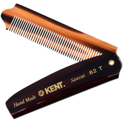 Kent The Hand Made Comb Fine 4 Inches Folding Pocket Comb 82T for Men By 0.13 Pounds