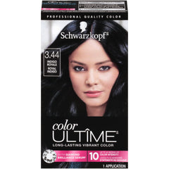 Schwarzkopf Color ultime permanent Hair Color Cream, 3.44 Indigo Royale, 1 Count