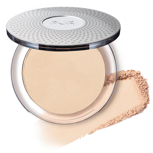PÜR 4-in-1 Pressed Mineral Makeup with Skincare Ingredients in Vanilla, 0.8 Pound