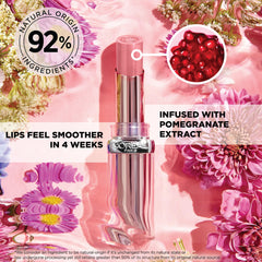 L’Oréal Paris Glow Paradise Balm-in-Lipstick, Tinted Lip Balm with Pomegranate Extract for Sensitive Lips, Pastel Exaltation, 0.1 oz.