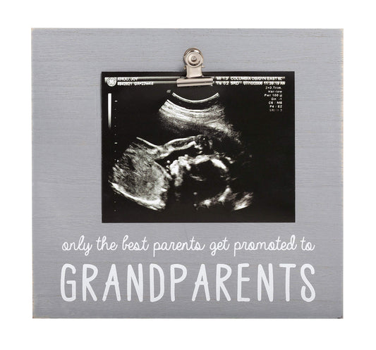 Pearhead Sonogram Photo Frame for Grandparents, Grandma and Grandpa Baby Keepsake Picture Frame, Pregnancy Announcement Accessory