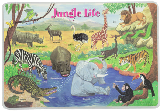 Painless Learning PLACEMATS-Jungle Life-Placemat