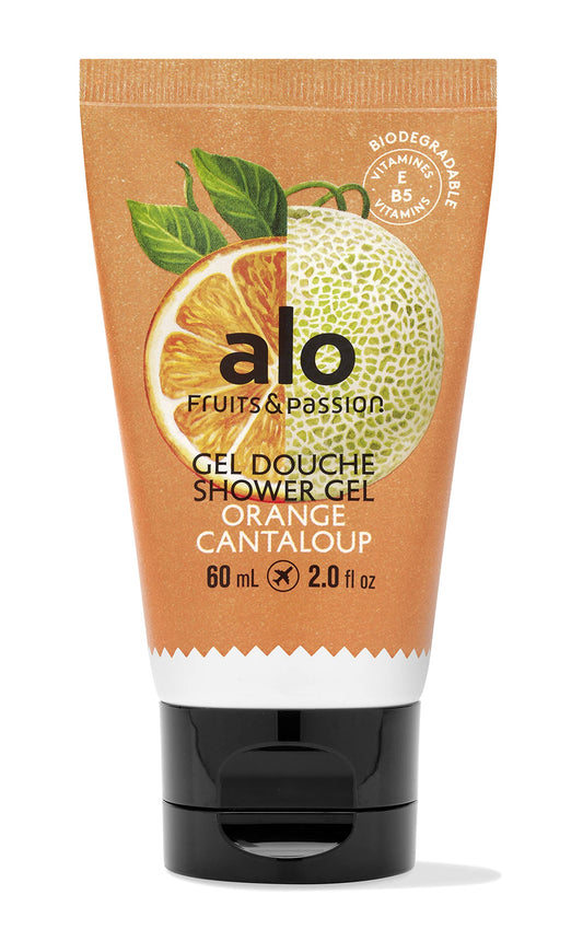 Alo Shower Gel by Fruits & Passion - Orange Cantaloupe - 60 ml