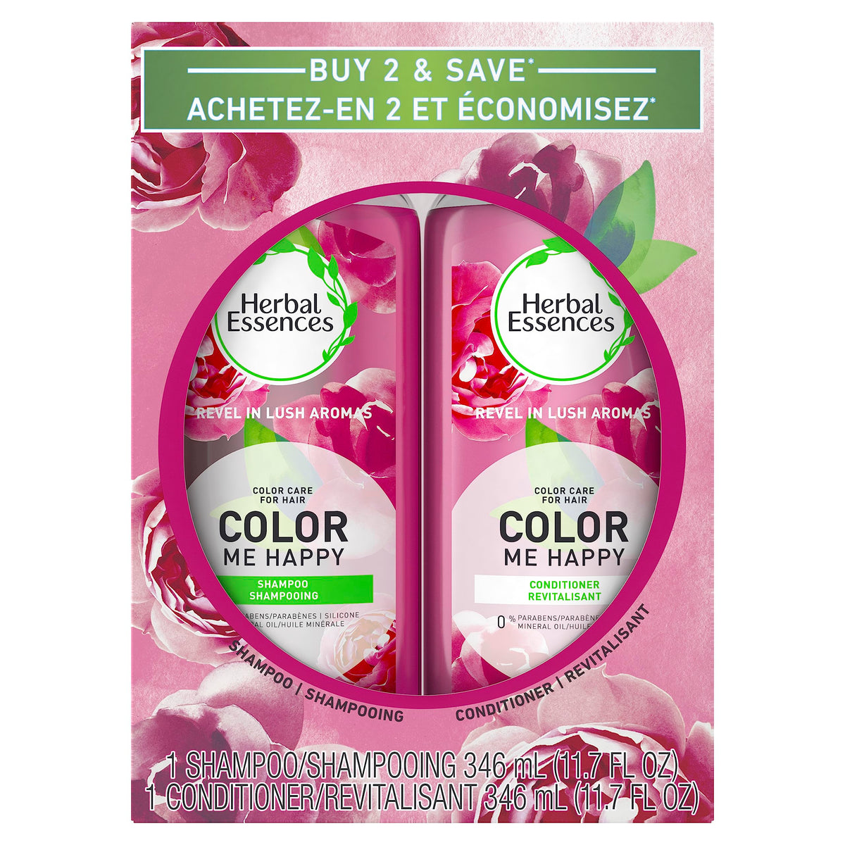 Herbal Essences Color Me Happy Shampoo & Conditioner Bundle Pack