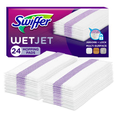 Swiffer Wetjet Mopping Pad, Multi Surface Cleaner Refills For Floor Mop, 24 Count