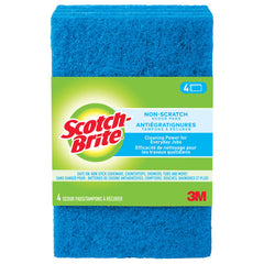 Scotch-Brite Scour Pad, 4 Pack, Multipurpose, Non Scratch Scrub Pad