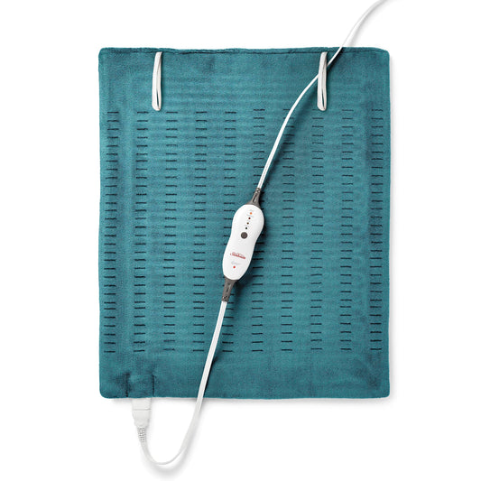 Sunbeam Premium XXL Size Heating Pad with Compact Storage | Electric Heating Pad for Back Pain & Larger Muscle Groups | 4 Heat Settings | 2 Hour Auto Shutoff | Moist Heat Option | 20 x 24 inch