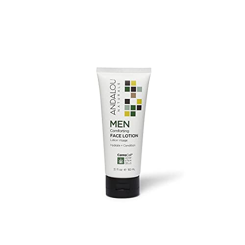 Andalou Naturals - Men's Comforting Face Lotion, Hydrating and Conditoning, 3.1 Ounce
