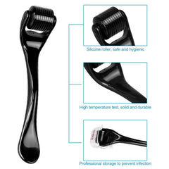 Derma Roller with 540 stainless steel Needles , Microneedling Roller for Beard Growth, Scarring and Face Skin Rejuvenation