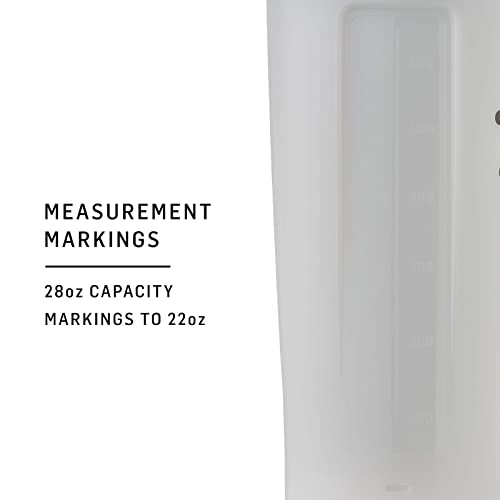 BlenderBottle Just for Fun Classic V2 Shaker Bottle Perfect for Protein Shakes and Pre Workout, 28-Ounce, What's Shakin'?