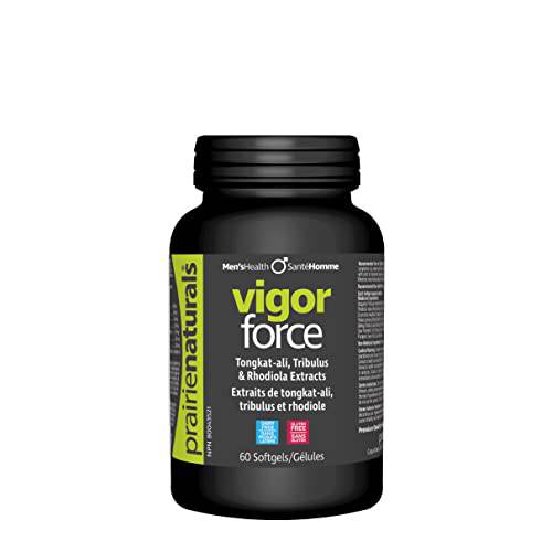 Prairie Naturals Vigor-Force Endurance And Stamina For Men Softgel, 60 Count