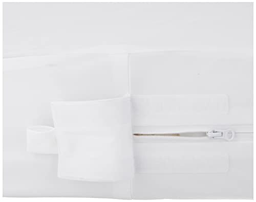 Amazon Basics Waterproof Zippered Crib Mattress Protector Encasement, Standard Crib Size, 2-Pack