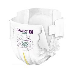 Bambo Nature Overnight Baby Diapers (Sizes 3 TO 6), Size 6, 20 Count