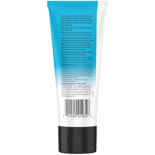 Just For Men The Best Beard Conditioner Ever, Made with Oatmeal, Aloe, Chamomile, and Jojoba Oil, 88mL