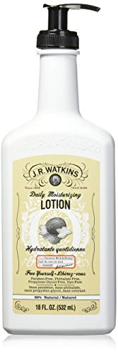 J.R. Watkins Coconut Milk and Honey Daily Moisturizing Lotion, Body Cream in Pump Dispenser, Hydrating Skin Cream Made with Shea Butter, Cocoa Butter, Coconut Oil & Vitamin E, 532 Milliliters