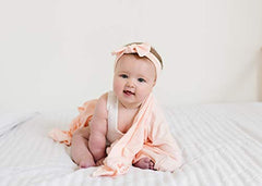 Copper Pearl Baby Stretchy Soft Knit Headband Blush, pink
