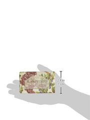 Nesti Dante Il Frutteto Italian Nourishing and Illuminating Bar Soap, Red Grapes and Blueberry, 250 Grams
