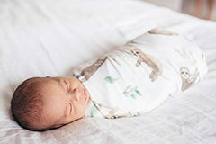 Copper Pearl Large Premium Knit Baby Swaddle Receiving Blanket"Noah", 9.6 Ounces