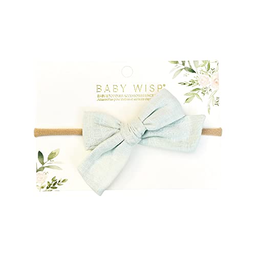 Baby Wisp - Headband - Victoria Bow - Mint - Baby, Infant, Hair Accessory