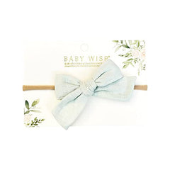 Baby Wisp - Headband - Victoria Bow - Mint - Baby, Infant, Hair Accessory