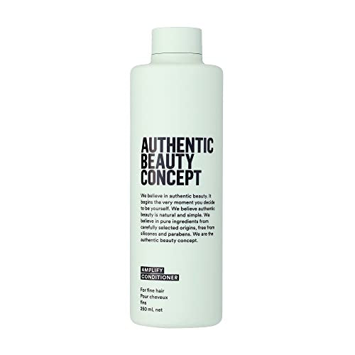 Authentic Beauty Concept Amplify Conditioner, for Fine hair, Increases Body & Volume, Vegan and Cruelty Free, Silicone Free, 250 mL