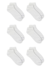 Dr. Scholl's womens Diabetes & Circulator - 4 6 Pair Packs Casual Sock, White, 8-12