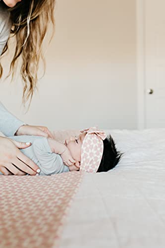 Copper Pearl Baby Stretchy Soft Knit Headband Bow Star
