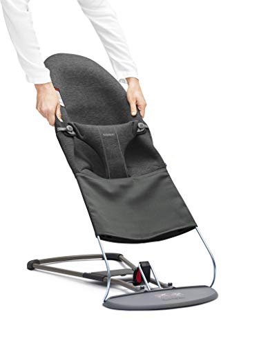 BABYBJORN Fabric Seat for Bouncer Bliss, 3D-Jersey, Charcoal Grey
