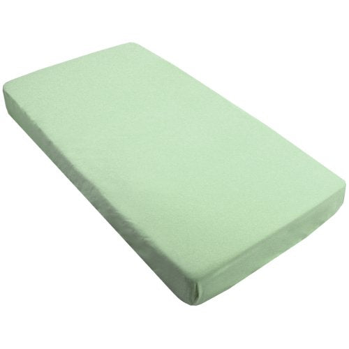 Kushies S335-MNT Fitted Bassinet Sheet, Green