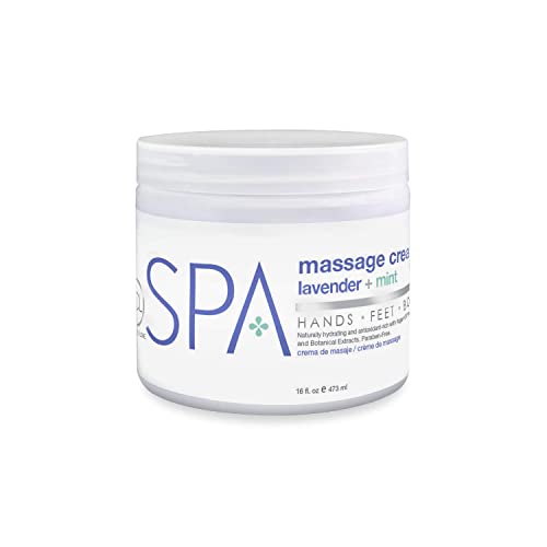Bio Creative Lab Spa Massage Cream, Lavender, 16 Ounce