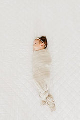 Copper Pearl Large Premium Knit Baby Swaddle Receiving Blanket “Clay”, 0.30 gram (TK-K1NG-G2GK)