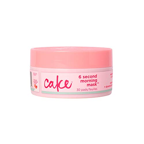 Cake Beauty 6 Second Morning Mask Radiance Enhancing Pads, 30 Count