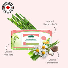 Aleva Naturals Bamboo Baby Sensitive Wipes- 2 Pack- Hypoallergenic, Biodegradable, Extra Strong and Ultra-Soft, Perfume Free Diaper Wipes-72 Count X 2= 144 Wipes Total, unbleached