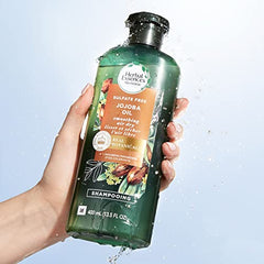Herbal Essences Sulfate Free Jojoba Oil Shampoo, Smoothing Air Dry Shampoo for All Hair Types, 400mL